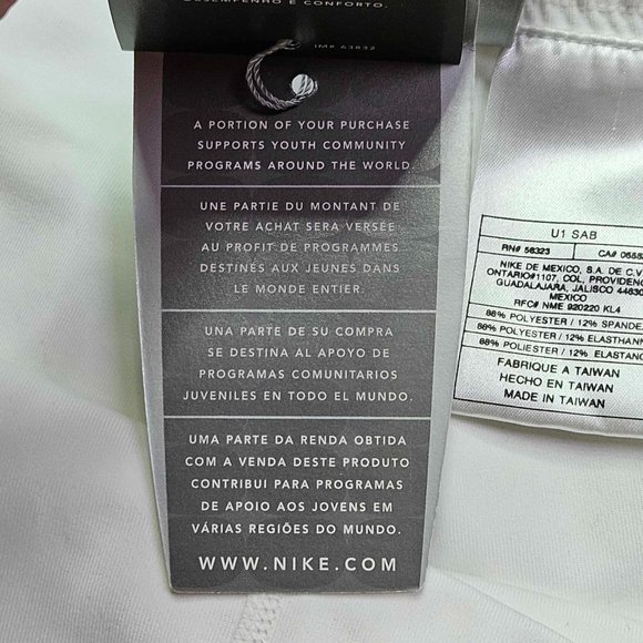 NWT Women’s White Nike Dri-Fit Skorts Size XL - Picture 11 of 16